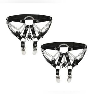 Spider and Chains Garter Belts